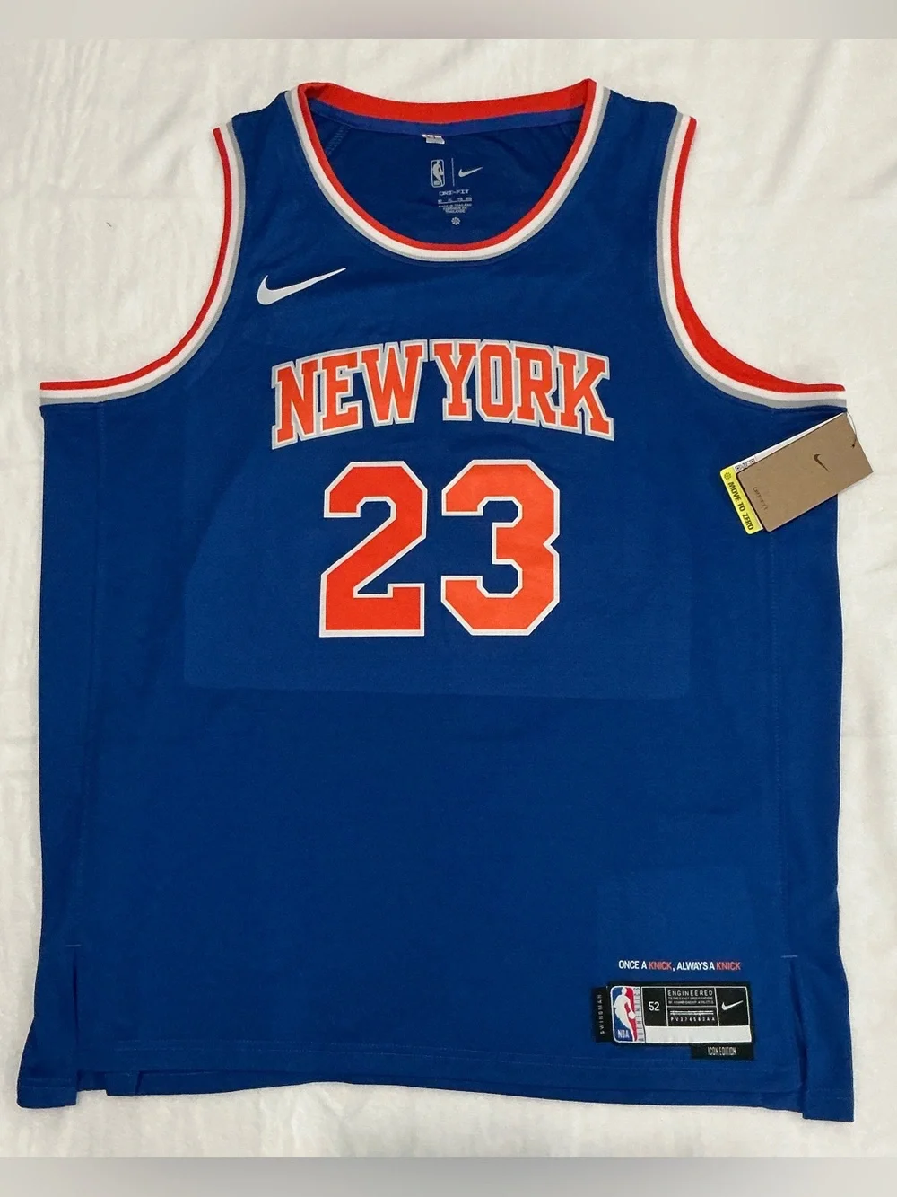 NWT Nike New York Knicks Mitchell Robinson Swingman Icon Edition Mens 52 - Picture 2 of 12